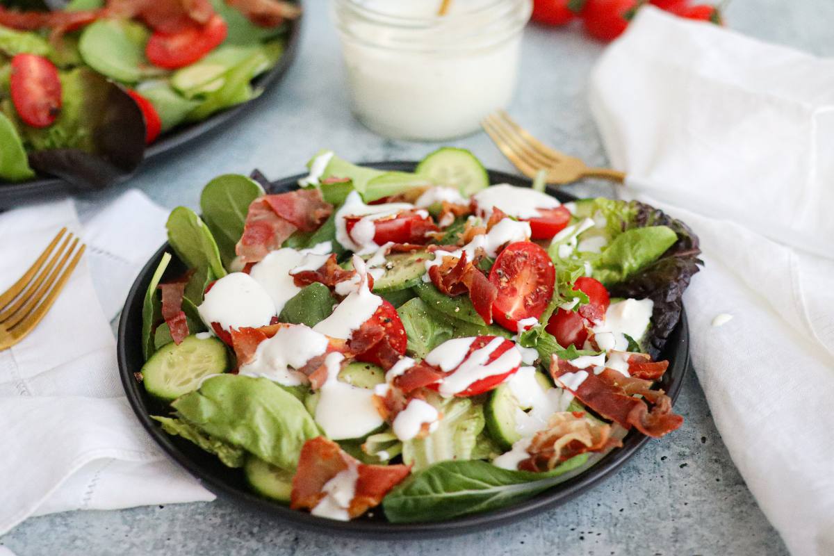 Light and Creamy Blue Cheese Dressing