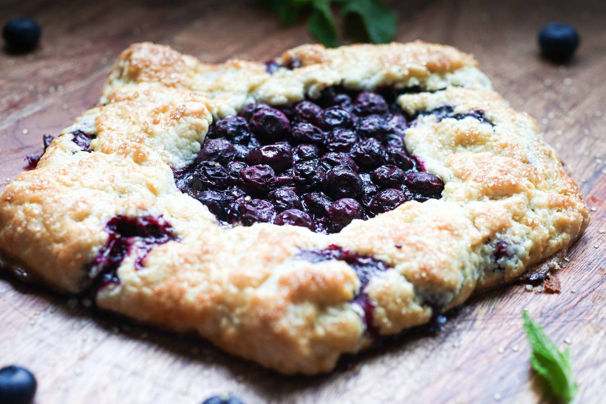 Rustic Blueberry Galette
