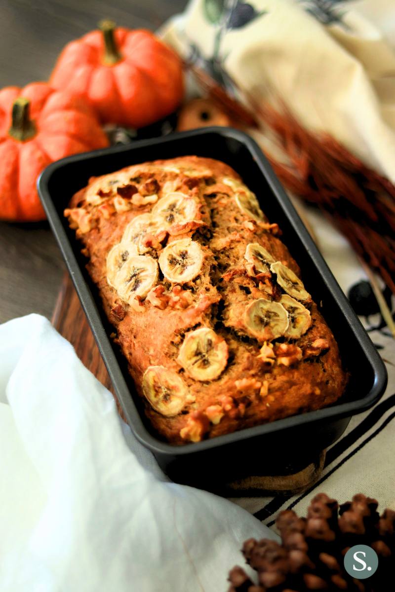 Butternut Squash Alternative Pumpkin Banana Bread